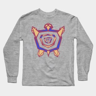 Aboriginal Mosaic Turtle (Red Edge) Long Sleeve T-Shirt